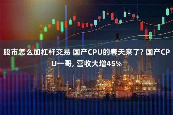 股市怎么加杠杆交易 国产CPU的春天来了? 国产CPU一哥, 营收大增45%