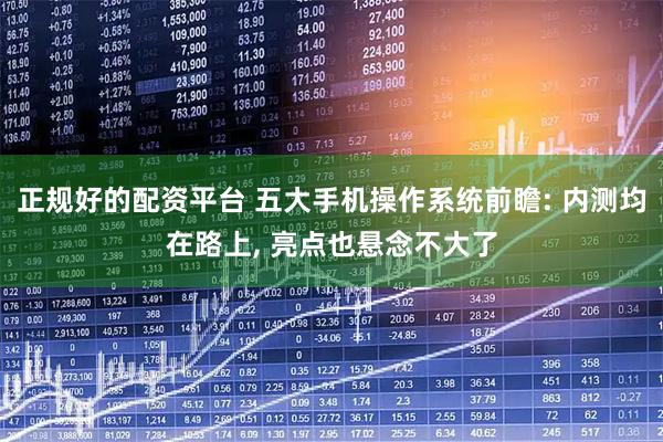 正规好的配资平台 五大手机操作系统前瞻: 内测均在路上, 亮点也悬念不大了